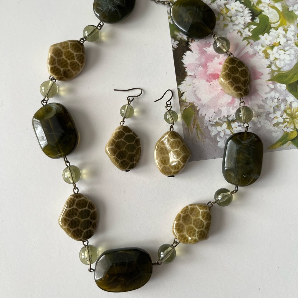 🛍5 for$25‎ Sales Earring & Necklace set (WC)